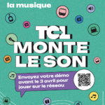 Affiche "TCL monte le son" pour promouvoir l'ouverture du casting de la Fête de la musique 2026 sur le réseau